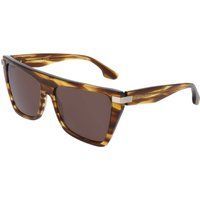 Eckige Sonnenbrille mit Acetatgestell