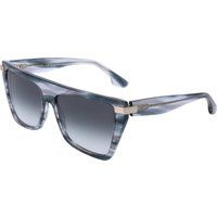Eckige Sonnenbrille mit Acetatgestell