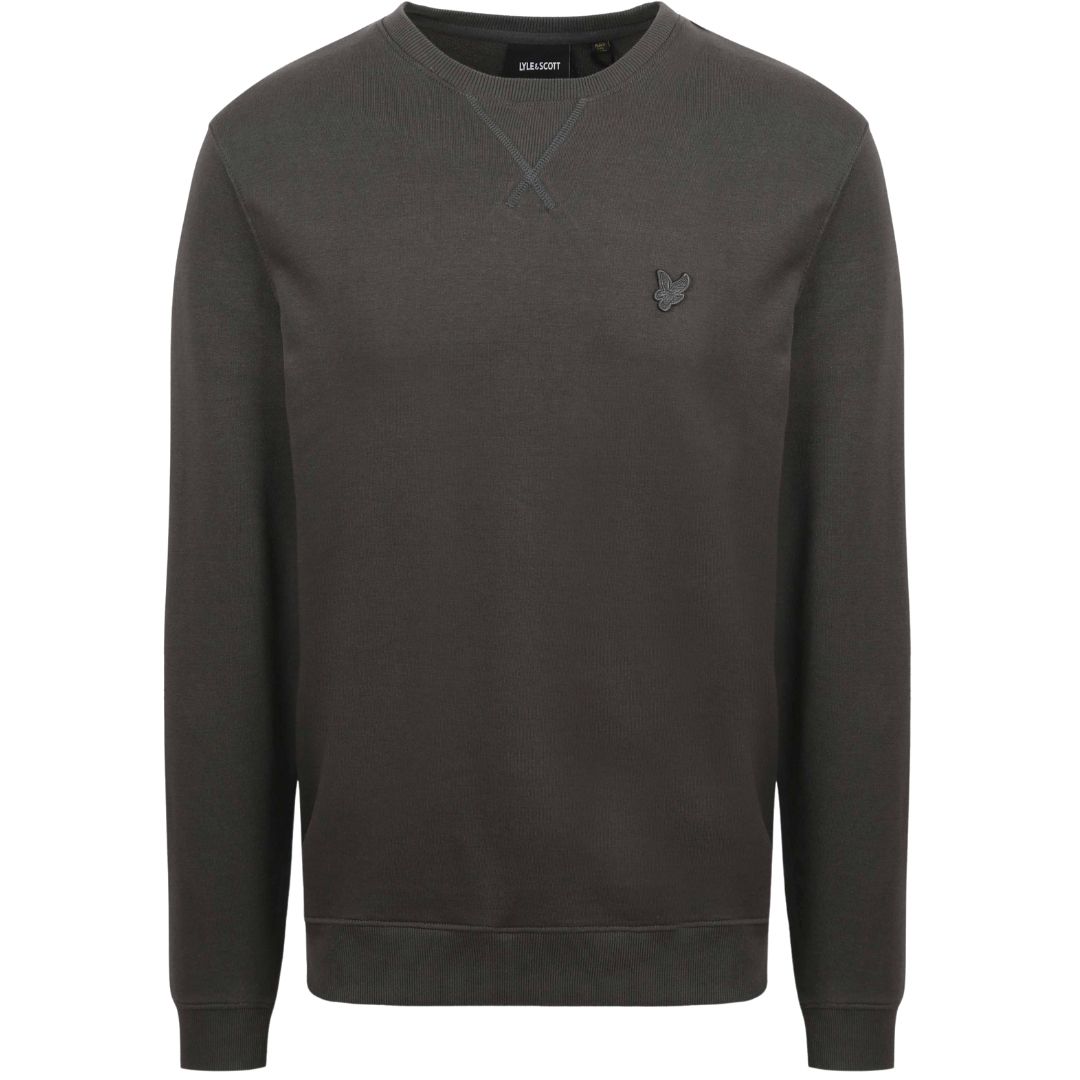 Klassisches Baumwoll-Sweatshirt mit Rundhalsausschnitt