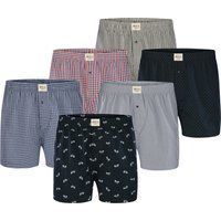 Web-Baumwoll-Boxershorts 6er-Pack
