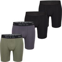 Herren Retroshorts Lange Beine 4er-Pack