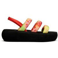 Plateau-Sandalen mit Riemen