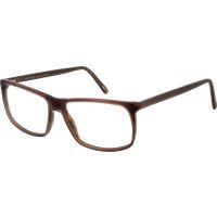 Rechteckige Acetat-Vollrandbrille