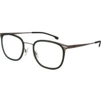 Quadratische Vollrandbrille Grün