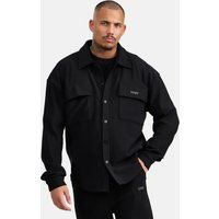 Locker geschnittene Cordhemdjacke