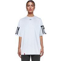 Übergroßes Baumwoll-T-Shirt mit Grafikprint