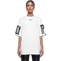 Übergroßes Baumwoll-T-Shirt mit Grafikprint