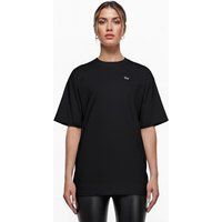 Oversized schlichtes schwarzes Damen T-Shirt