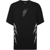 Cotton Round Neck T-Shirt Body Lines