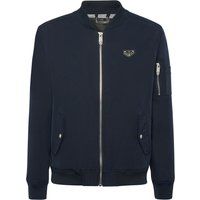 Klassische Bomberjacke mit Reißverschluss