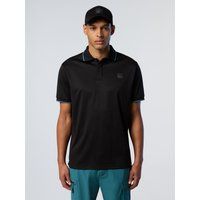 Coolmax Piqué Poloshirt mit Zierrand