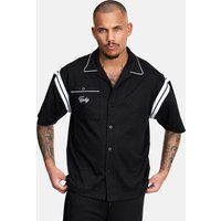 Herren Bowling Shirt mit Streifen
