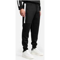 Schwarze Herren-Trainingshose mit Streifen