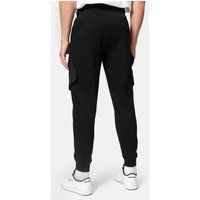 Schwarze Cargo-Jogginghose für Herren
