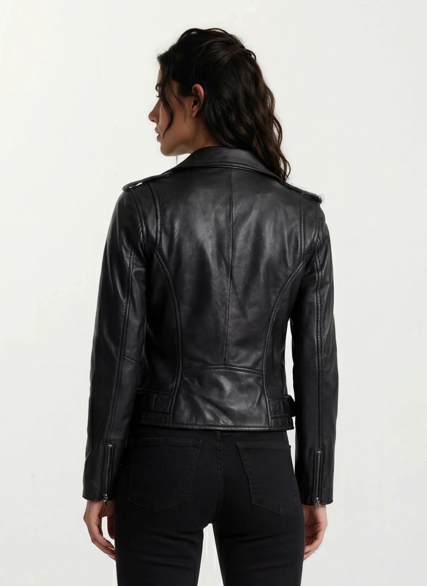Klassischer asymmetrischer Biker-Stil