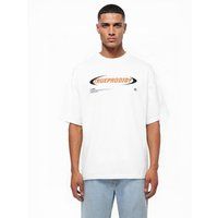 Urbanes T-Shirt mit Grafikprint, Oversize-Schnitt