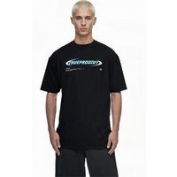 Urbanes T-Shirt mit Grafikprint, Oversize-Schnitt