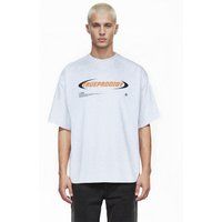 Urbanes T-Shirt mit Grafikprint, Oversize-Schnitt