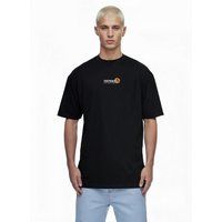 Graues T-Shirt mit Oversized-Passform