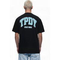 Schwarzes T-Shirt mit Grafikprint