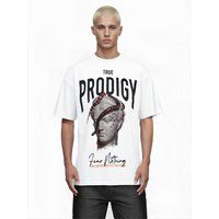 T-Shirt mit Grafikprint im Oversized-Schnitt