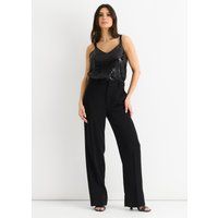 Pailletten-Cami-Top mit V-Ausschnitt