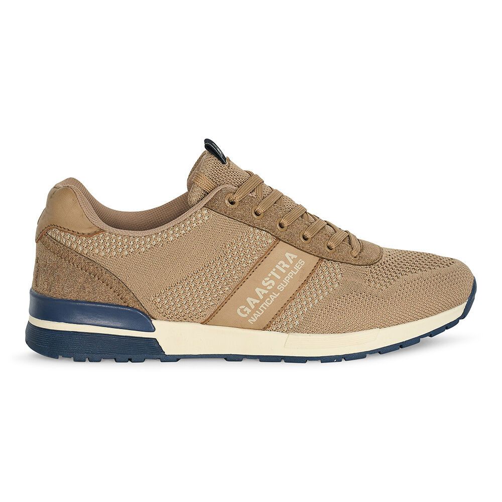 Lässiger beiger Mesh-Laufschuh