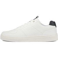 Minimalistische Sneaker in Weißlederoptik