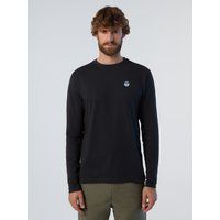 Klassisches Langarm Baumwoll T-Shirt