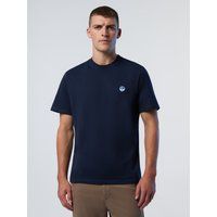 Klassisches Baumwoll-T-Shirt mit Rundhalsausschnitt