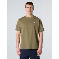 Klassisches Baumwoll-T-Shirt mit Rundhalsausschnitt
