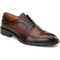 Base London Reversleder Herren braune Oxford-Schuhe