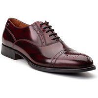 Base London Franklin Leder Herren Bordo Oxford Schuhe