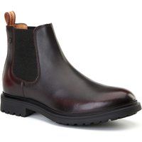 Base London Roebuck Leder Herren Bordo Stiefel