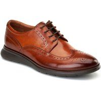 Base London Flight 25 Herren Brogues Aus Gebranntem Tan Leder