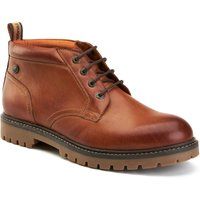 Base London Cobalt Leder Herren Stiefeletten In Tan