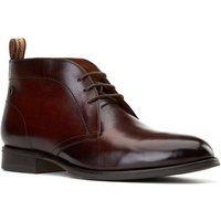 Base London Wallis Leder Herren Burnt Brown Knöchelstiefel