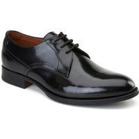 Base London Edison Herrenschuhe Aus Schwarzem Leder Mit Schnürung