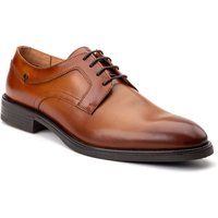 Base London Sleeve Leder Herren Schnürschuhe in Tan