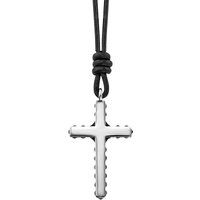 Herren Silber Kreuz Anhänger Halskette