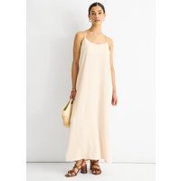Ärmelloses Airflow-Maxikleid mit Trägern