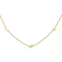 Zarte goldene Halskette mit Himmelsmotiven