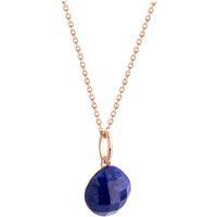 Roségold Halskette mit Lapislazuli-Anhänger