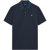 Herren Polo Shirt mit Ton-in-Ton-Textur