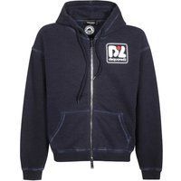 Dsquared2 Kapuzenpullover mit Reißverschluss und Logo