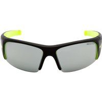 Mattschwarze Sport Sonnenbrille
