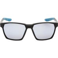 Mattschwarze Sonnenbrille mit quadratischem Rahmen