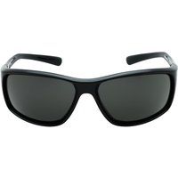 Elegante schwarze rechteckige Sonnenbrille