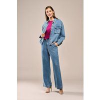 Beerenbluse Denim Blau