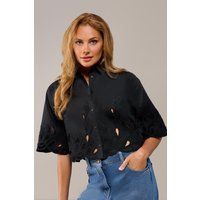 Tirzy Bluse Schwarz